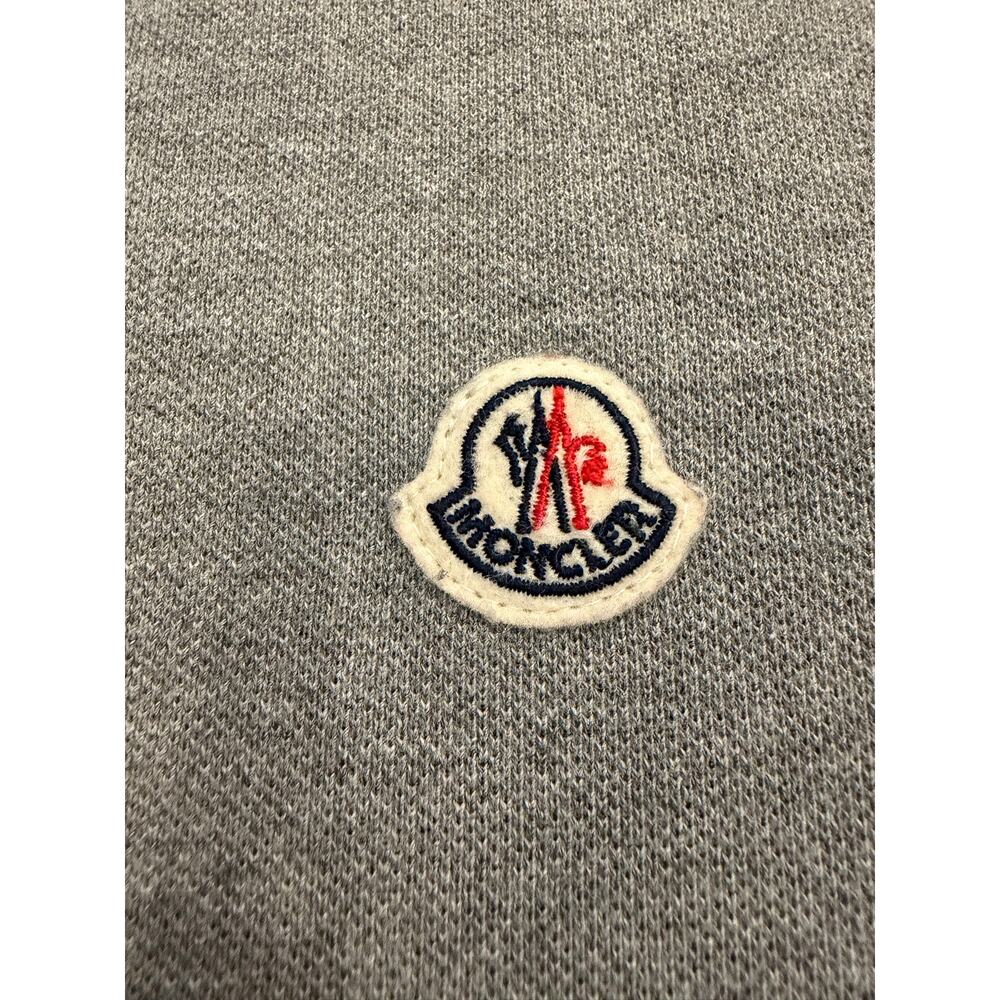 Moncler Gray Polo Shirt (Tagged L) Fits Like S/M - Picture 2 of 8